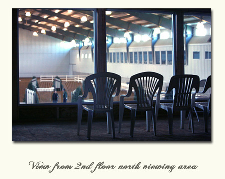 View from 2nd floor north viewing area